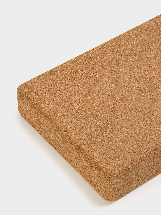 Yoga Studio Yoga Prop Yoga Studio The Comfortable Cork Flat Yoga Block (Unbranded)