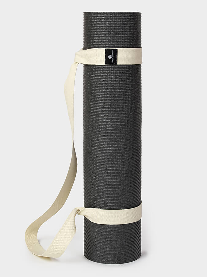 Yoga Studio Yoga Mat Strap Ecru Yoga Studio Organic Cotton Yoga Mat Strap Carrier