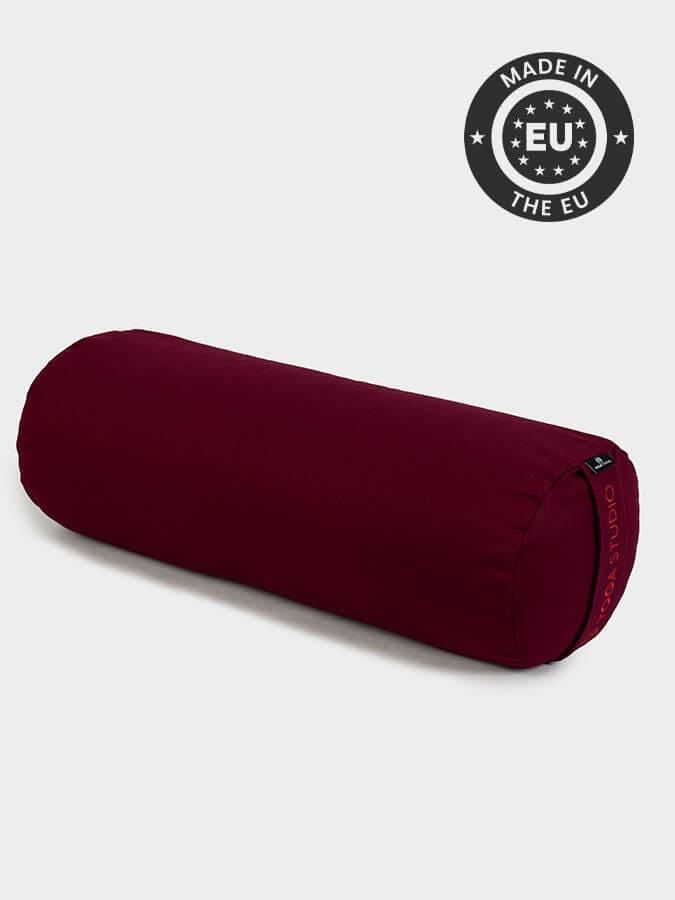 Yoga Studio Yoga Prop Burgundy Red Yoga Studio EU Organic Buckwheat Bolster