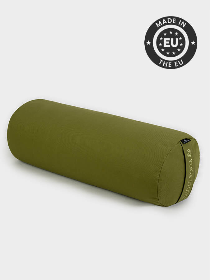 Yoga Studio Yoga Prop Olive Green Yoga Studio EU Organic Buckwheat Bolster