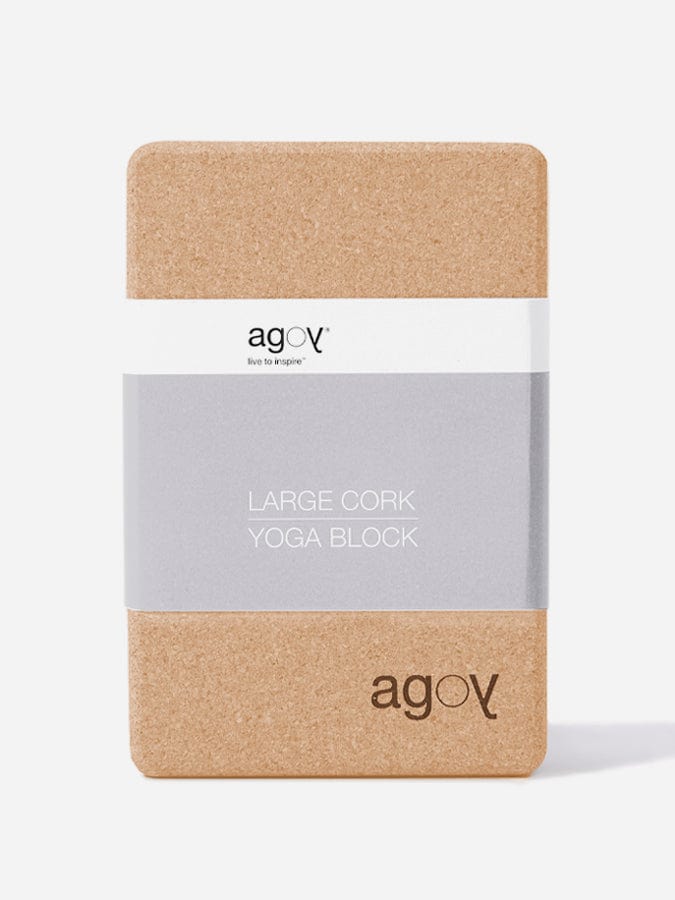 Agoy Yoga Block Agoy Large Cork Yoga Block