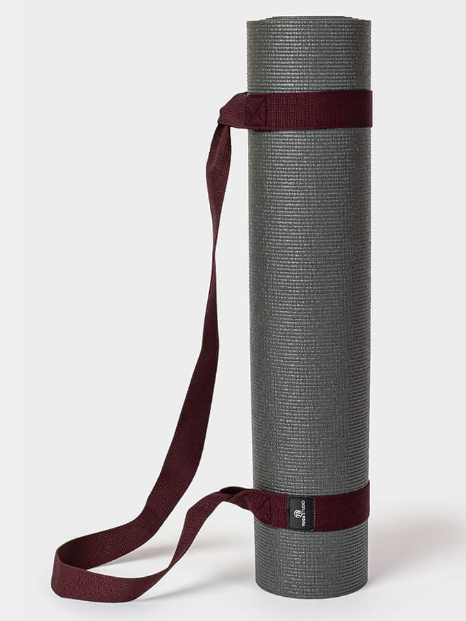 Yoga Studio Yoga Mat Strap Raspberry Yoga Studio Organic Cotton Yoga Mat Strap Carrier