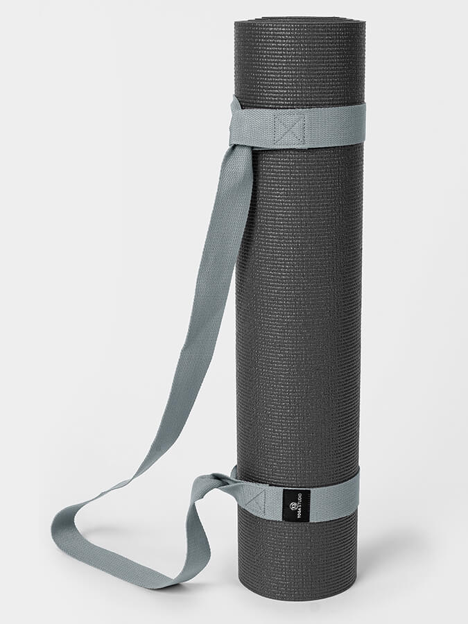 Yoga Studio Yoga Mat Strap Light Grey Yoga Studio Organic Cotton Yoga Mat Strap Carrier