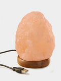 Yoga Studio Natural Himalayan Salt Lamp - USB Colour Changing (1kg)