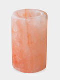 Yoga Studio Himalayan Salt Tealight Candle Holder - Cylinder