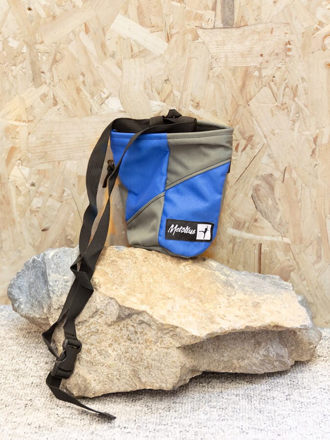Metolius Chalk Bag Blue - Grey Metolius Yosemite Jester Chalk Bag