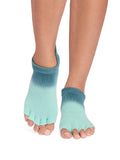 Toesox Womens Socks ToeSox Low Rise Half Toe Women's Yoga Socks