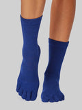 Toesox Womens Socks ToeSox Crew Full Toe Women's Yoga Socks