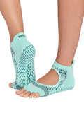 Toesox Socks S / Aquamarine ToeSox Bellarina Tec Half Toe Women's Yoga Socks