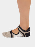 Toesox Womens Socks ToeSox Full Toe Bellarina Women's Yoga Socks