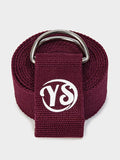 Yoga Studio Yoga Belt Raspberry Yoga Studio D-Ring 2.5m Yoga Belt Strap