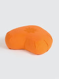Yoga Studio Yoga Prop Saffron Yoga Studio Crescent Lotus Organic Zafu Buckwheat Cushion