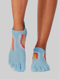 Toesox Womens Socks S / Vibrancy ToeSox Low Rise Full Toe Women's Yoga Socks