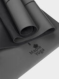 Maple Yoga Yoga Mat Charcoal Maple Yoga The Grip Alignment Drop Yoga Mat 4mm
