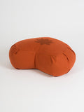 Yoga Studio Yoga Prop Terracotta Yoga Studio Crescent Lotus Organic Zafu Buckwheat Cushion