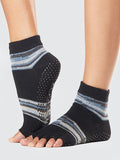 Toesox Womens Socks S / Duet ToeSox Ankle Half Toe Women's Yoga Socks