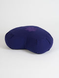 Yoga Studio Yoga Prop Purple Yoga Studio Crescent Lotus Organic Zafu Buckwheat Cushion