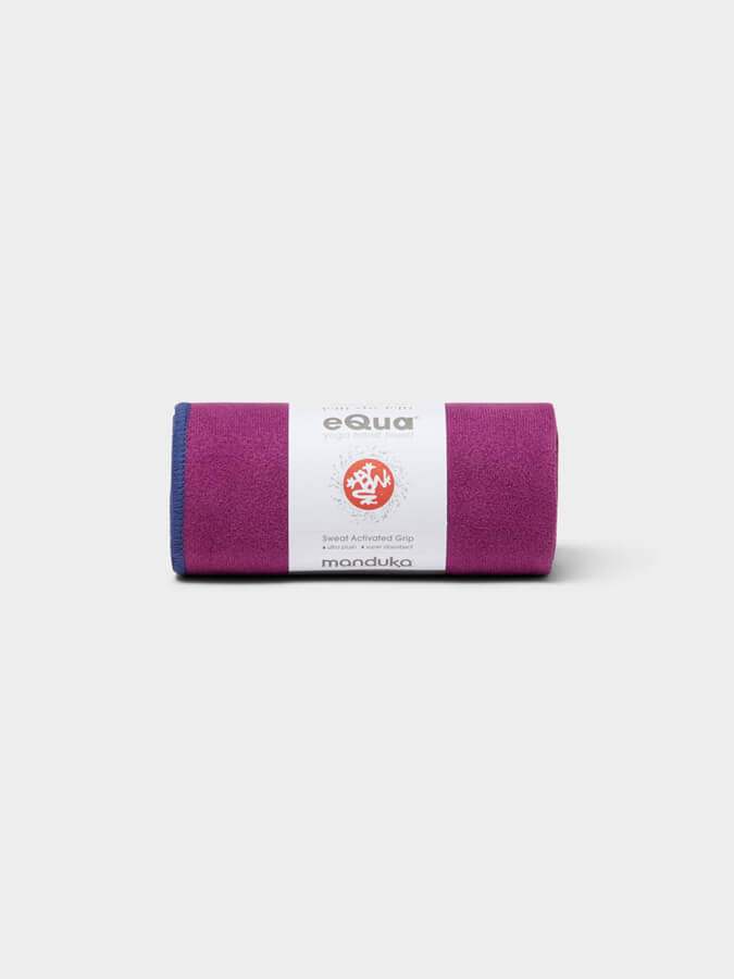 Manduka Yoga Towel Purple Lotus Manduka eQua Hand Towel