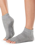 ToeSox Socks S / Heather Grey ToeSox Ankle Half Toe Grip Socks