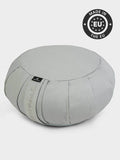 Yoga Studio Yoga Prop Light Grey Yoga Studio European Organic Buckwheat Zafu Round Cushion