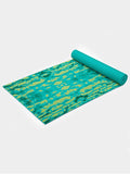 Gaiam Yoga Mat Gaiam Turquoise Premium Reversible Lotus Yoga Mat 6mm