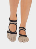 Toesox Womens Socks ToeSox Full Toe Bellarina Women's Yoga Socks