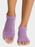 Toesox Womens Socks ToeSox Low Rise Half Toe Women's Yoga Socks