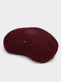 Yoga Studio Yoga Prop Raspberry Yoga Studio Crescent Lotus Organic Zafu Buckwheat Cushion