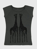 Emma Nissim Natural Organic Women's T-Shirt Top - Giraffes 