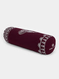 Yoga Studio Organic Buckwheat Elephant Designed Round Bolster