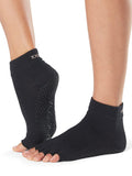 ToeSox Socks S / Black ToeSox Ankle Half Toe Grip Socks