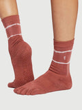 Toesox Womens Socks S / Climb ToeSox Crew Full Toe Women's Yoga Socks