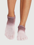 Toesox Womens Socks ToeSox Low Rise Full Toe Women's Yoga Socks