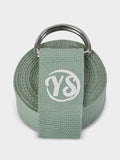 Yoga Studio Yoga Belt Sage Green Yoga Studio D-Ring 2.5m Yoga Belt Strap