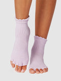 ToeSox Melody Scallop Half Toe Yoga Socks