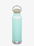 Klean Kanteen Water Bottle Blue Tint Klean Kanteen Vacuum Insulated 592ml Classic Bottle With Loop Cap