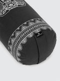 Yoga Studio Organic Buckwheat Elephant Designed Round Bolster