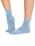 Toesox Socks S / Bleu ToeSox Melody Full Toe Grip Socks