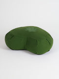 Yoga Studio Yoga Prop Green Yoga Studio Crescent Lotus Organic Zafu Buckwheat Cushion