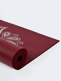 Yoga Studio Yoga Mat Yoga Studio Designed Mats 6mm - Raspberry Mat Botanical Sun