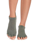 Toesox Womens Socks ToeSox Low Rise Half Toe Women's Yoga Socks