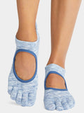 Toesox Womens Socks ToeSox Full Toe Bellarina Women's Yoga Socks