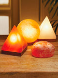 Namaste Lamp Namaste Pyramid Crafted Himalayan Salt Lamp