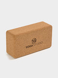 Yoga Studio The Comfortable Cork Yoga Block - branded