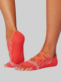 Toesox Yoga Socks ToeSox Elle Tec Half Toe Women's Yoga Socks