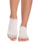 Toesox Womens Socks ToeSox Low Rise Half Toe Women's Yoga Socks