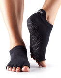 Toesox Womens Socks ToeSox Low Rise Half Toe Women's Yoga Socks