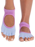 Toesox Womens Socks ToeSox Bellarina Half Toe Grip Socks