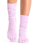 ToeSox Slouch Full Toe Grip Socks