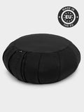 Yoga Studio Yoga Prop Black Yoga Studio European Organic Buckwheat Zafu Round Cushion